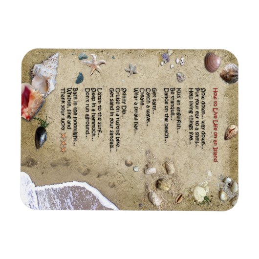 島生活 マグネット (横)