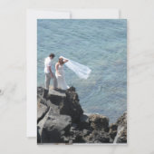 島結婚の サンキューカード (正面)