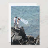 島結婚の サンキューカード (正面/裏面)