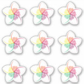 島花 シール (正面)