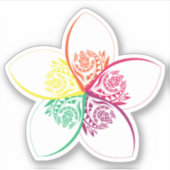 島花 シール (正面)