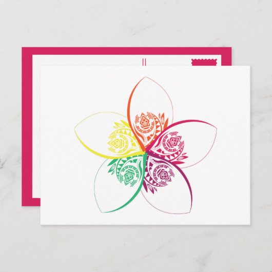 島花 ポストカード (正面/裏面)