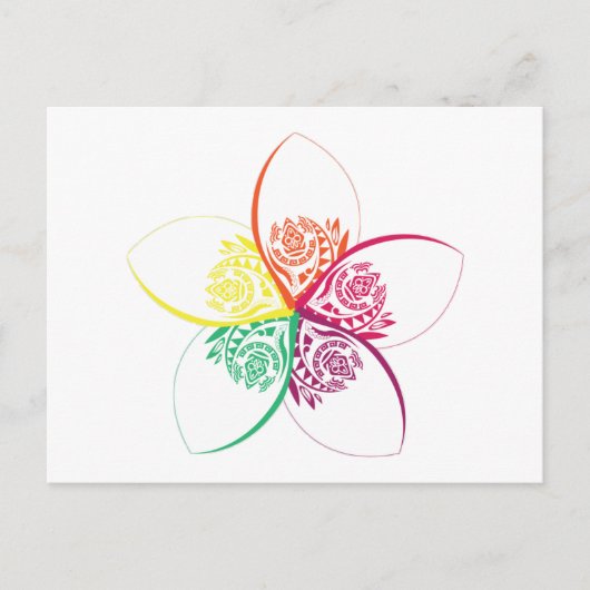 島花 ポストカード (正面)