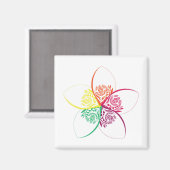 島花 マグネット (正面/裏面)