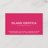 島花 名刺 (裏面)