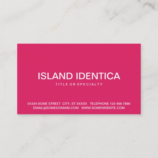 島花 名刺 (裏面)