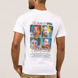 島都市オペラドンパスクワレの男性軽いTシャツ Tシャツ