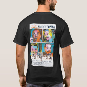 島都市オペラドンパスクワレのTシャツの暗闇 Tシャツ