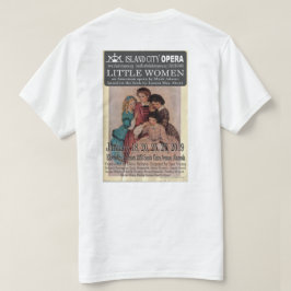 島都市オペラ小さい女性の人のTシャツ Tシャツ