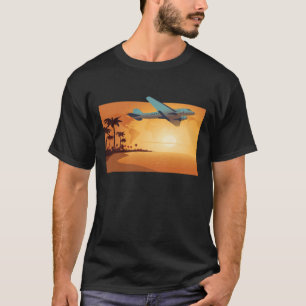 島飛行Tシャツ Tシャツ