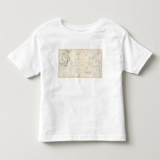 島10無し、新しいマドリード トドラーTシャツ (正面)