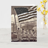 島1945年を見ているナース カード (黄色い花)