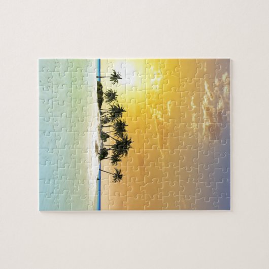 島 ジグソーパズル (横)