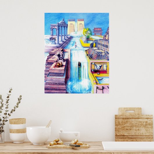 島 – ポスター (キッチン)