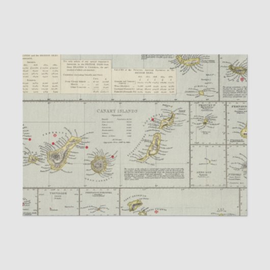 島、大西洋 薄葉紙 (正面)