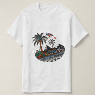 島 Tシャツ