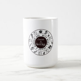 崇拝するために創造された コーヒーマグカップ