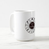 崇拝するために創造された コーヒーマグカップ (正面左)