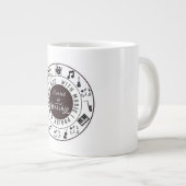 崇拝するために創造された ジャンボコーヒーマグカップ (正面右)