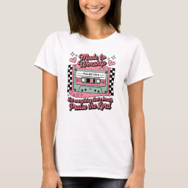 崇拝するために造られた信仰の賛美 Tシャツ