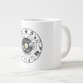 崇拝するために造られた ジャンボコーヒーマグカップ (正面右)