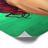 崇拝する女性 ポスター (角)