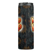 崇拝のために作られた：フローラ背景 タンブラー (裏面)