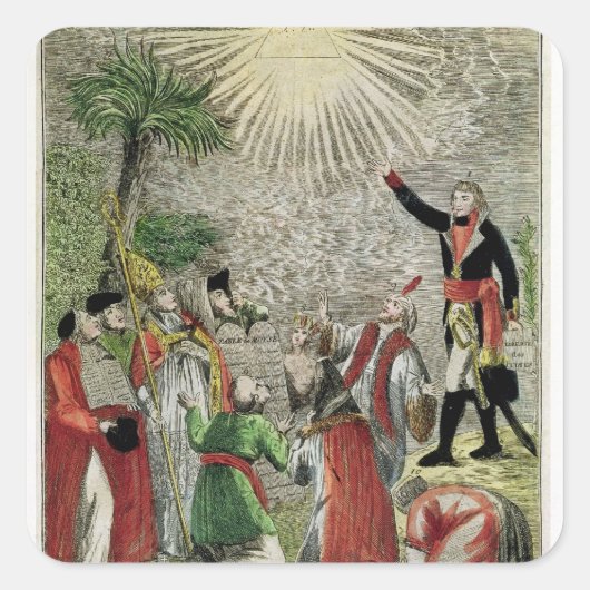 崇拝の自由 スクエアシール (正面)