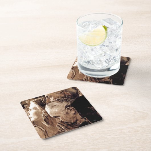 崇拝の自由 スクエアペーパーコースター (インサイチュ)