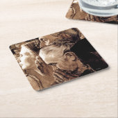 崇拝の自由 スクエアペーパーコースター (アングル)