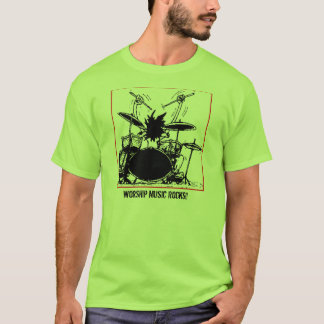 崇拝音楽石 Tシャツ