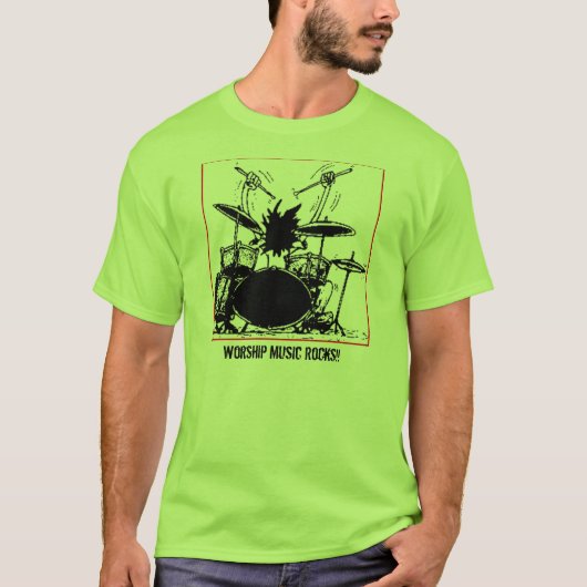 崇拝音楽石 Tシャツ (正面)