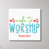 崇拝 – キャンバス（光沢） キャンバスプリント (正面)