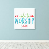 崇拝 – キャンバス（光沢） キャンバスプリント (インサイチュ (ウッドフロア))