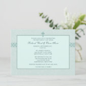 崇敬ペイズリー宗教招待状 招待状 (スタンド正面)