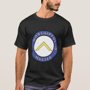 崇敬深いマスターメイソンロッジマソニック与え士官 Tシャツ