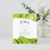 崇高なゲート金ゴールドグリッター結婚式の予算を招く (スタンド正面)