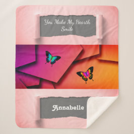 崇高なシック芸術的ミニマリズム感動的 シェルパブランケット