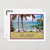 崇高なセントルシア ポストカード (正面/裏面)