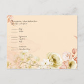 崇高なダスティブルーピーチ結婚ズ ポストカード (裏面)