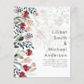 崇高なブルゴーニュの青結婚い花エレガントの (正面)