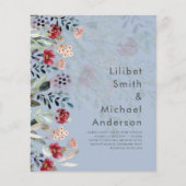 崇高なブルゴーニュの青結婚い花エレガントの (正面)