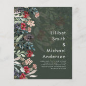 崇高なブルゴーニュの青結婚い花エレガントの (正面)