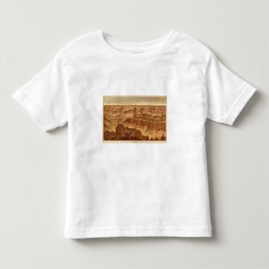 崇高なポイントからのパノラマ トドラーTシャツ (正面)