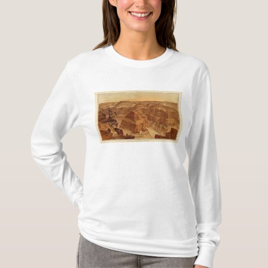 崇高なポイントからのパノラマ Tシャツ (正面)