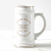 崇高なマスターマソニック ビールジョッキ