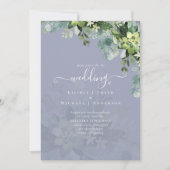 崇高な塵のような青い緑のユーカリ結婚プス (正面)