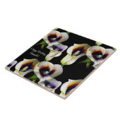 崇高な水の色アルムカラユリ タイル (側面)