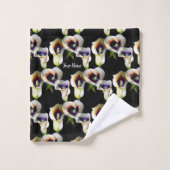 崇高な水の色アルムカラユリ バスタオルセット (ウォッシュタオル)