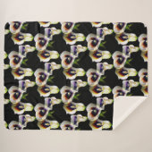 崇高な水の色アルムカラユリ – 混合メッド シェルパブランケット (正面(横))